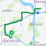 Delivery route image for the post