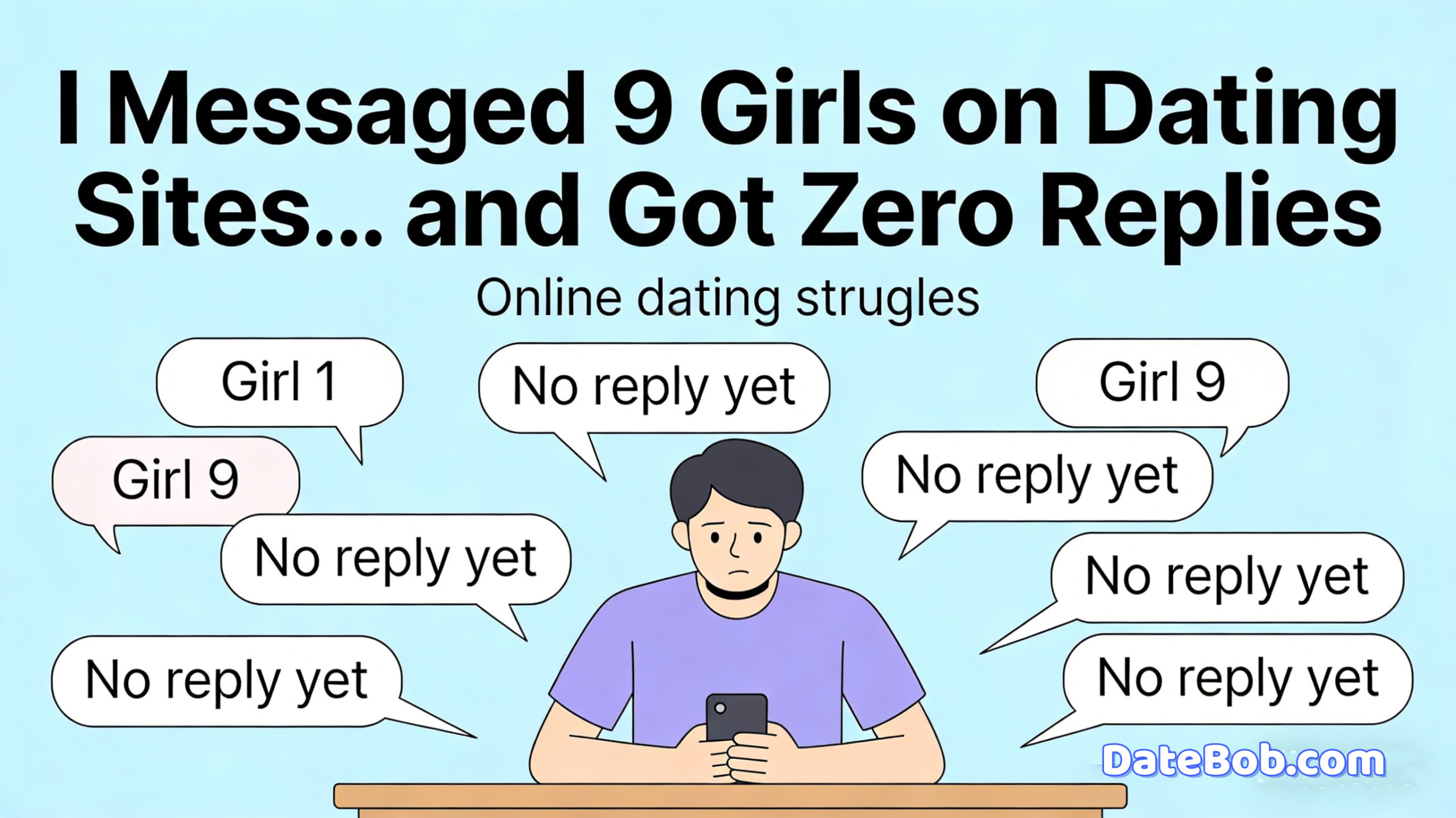 I Messaged 9 Girls on Dating Sites… and Got Zero Replies