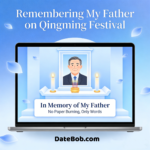 In memory of my Father no paper buring only words