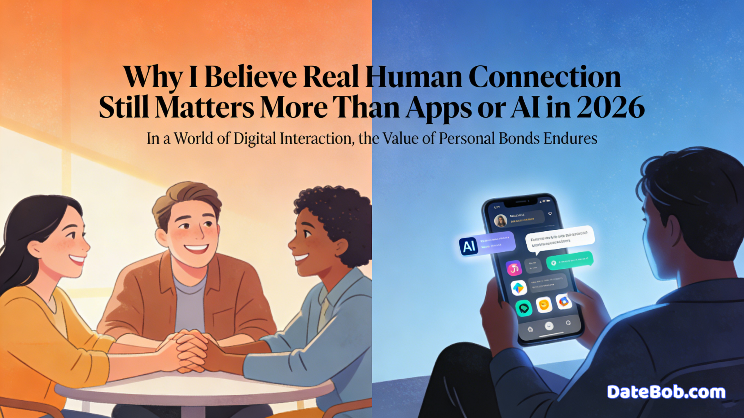 Why I Believe Real Human Connection Still Matters More Than Apps or AI in